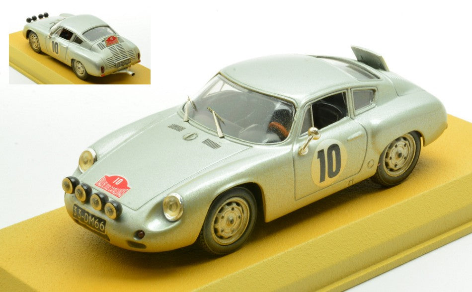 Best Model - PORSCHE 1600 GS ABARTH N.10 RALLY CATALUNYA 1965 HOSPITALIER-PIRIE 1:43 - Cod. BT9880