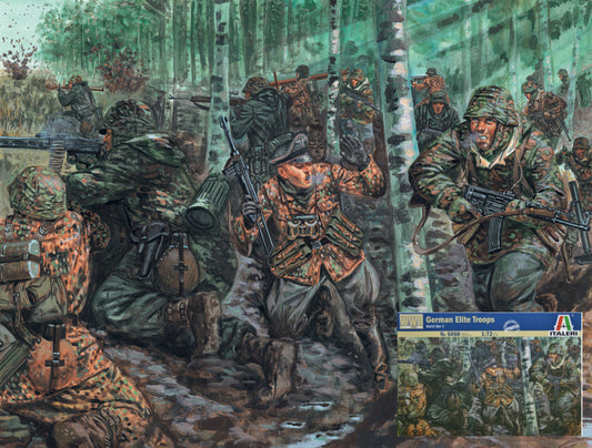 Italeri - GERMAN ELITE TROOPS WW II KIT 1:72 - Cod. IT6068