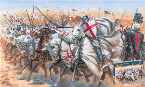 Italeri - CAVALIERI TEMPLARI KIT 1:72 - Cod. IT6125