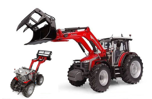 Universal Hobbies - MASSEY FERGUSON 5M.145 WITH FRONTLOADER 1:32 - Cod. UH6784