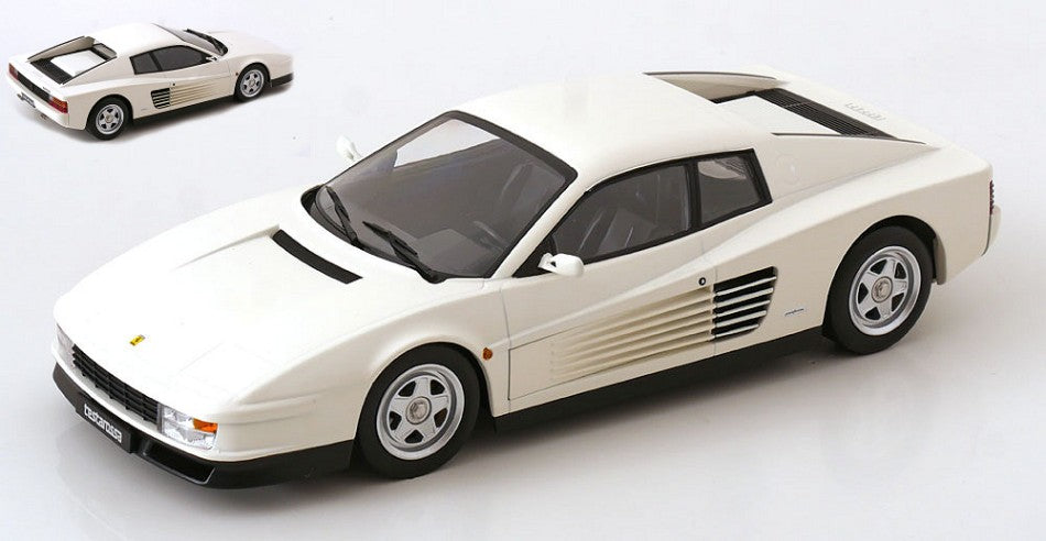 Kk Scale - FERRARI TESTAROSSA 1986 WHITE 1:18 - Cod. KKDC180514
