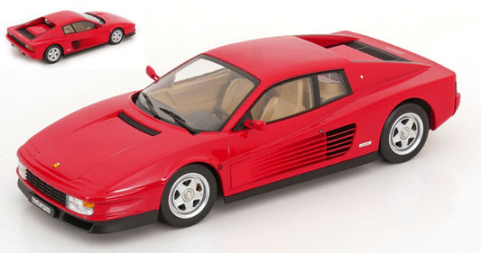 Kk Scale - FERRARI TESTAROSSA 1986 RED INTERIEUR CREME 1:18 - Cod. KKDC180516