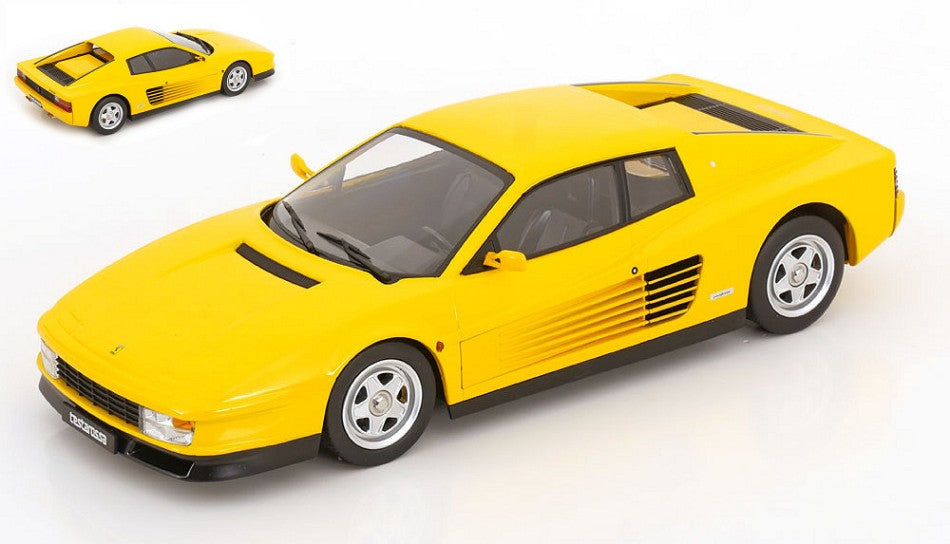 Kk Scale - FERRARI TESTAROSSA 1986 YELLOW 1:18 - Cod. KKDC180517
