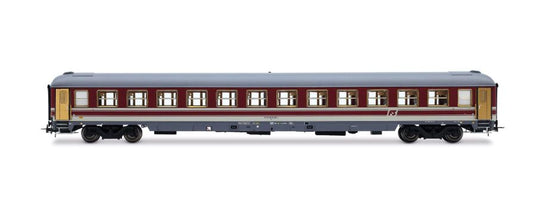 Rivarossi - FS, UIC-X 1979 CARROZZA TRASPORTO PRIGIONIERI RED/GREY LIV. EP.IV-V 1:87 - Cod. HR4409