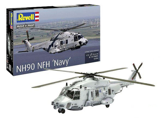 Revell - ELICOTTERO NH90 NFH "NAVY" KODEL SET KIT 1:72 - Cod. RV63784